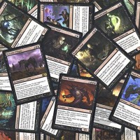 Mtg - 100 černých karet common